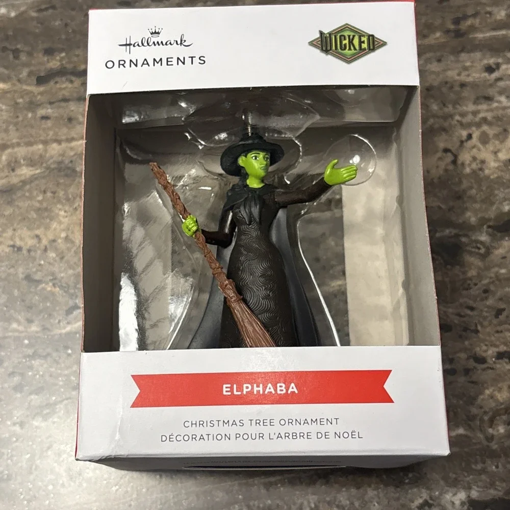 Wicked Elphaba Hallmark Christmas Ornament